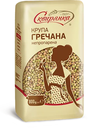 Гречка непропарена 800 г — ящик (6 пачок)